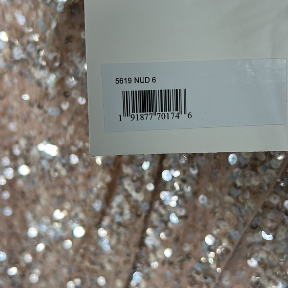 Mac Duggal 5619 NWT EMBELLISHED ILLUSION HIGH NECK CAP SLEEVE GOWN - Picture 7 of 7